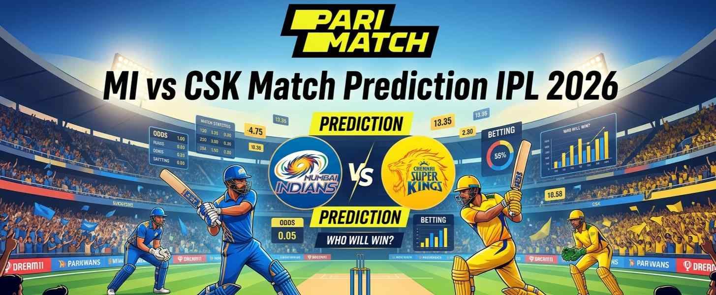 MI vs CSK Match Prediction IPL 2026 | Parimatch India