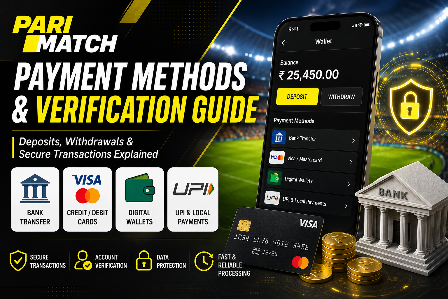 Parimatch payment methods