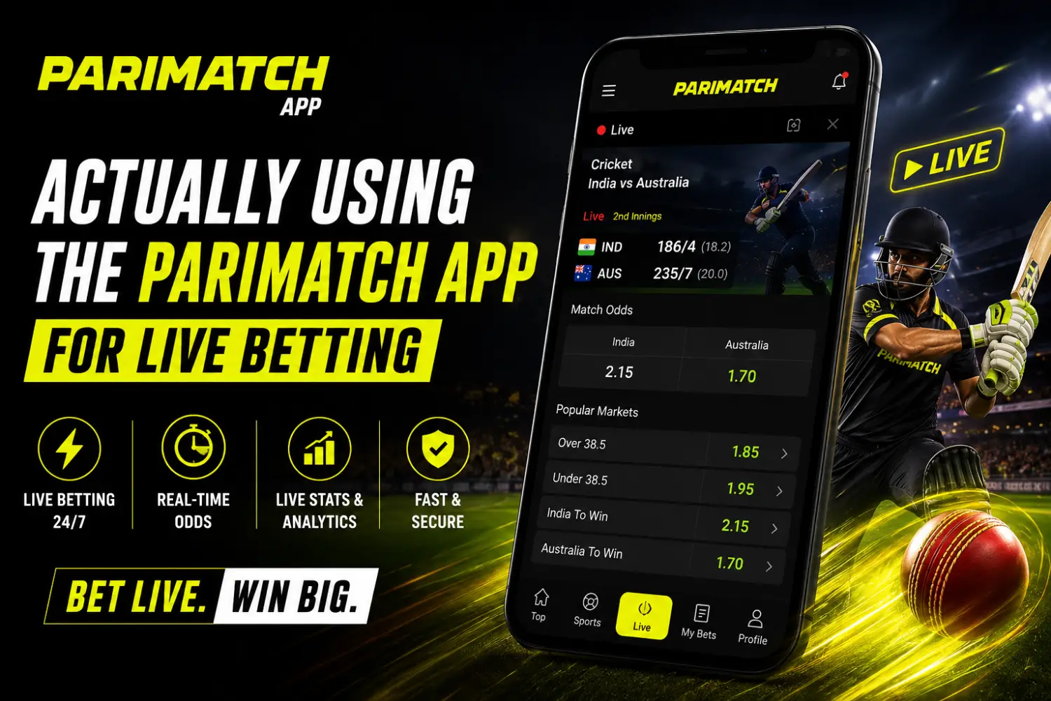Parimatch App for Live Betting