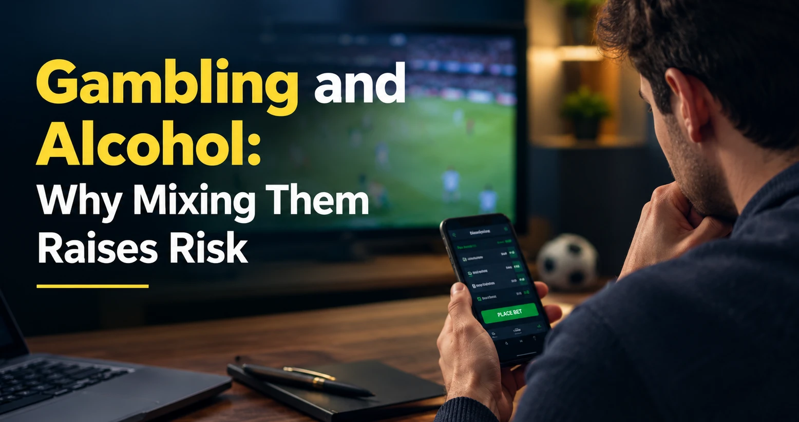 Gambling and alcohol risks during sports betting