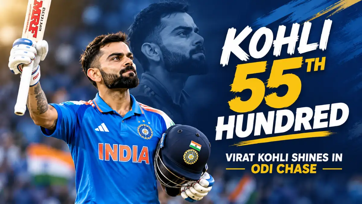 Kohli 55th Hundred
